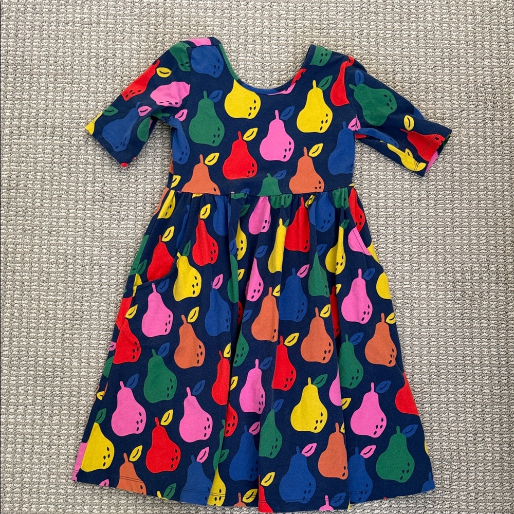 Hanna Andersson Multicolor Pear Print Dress